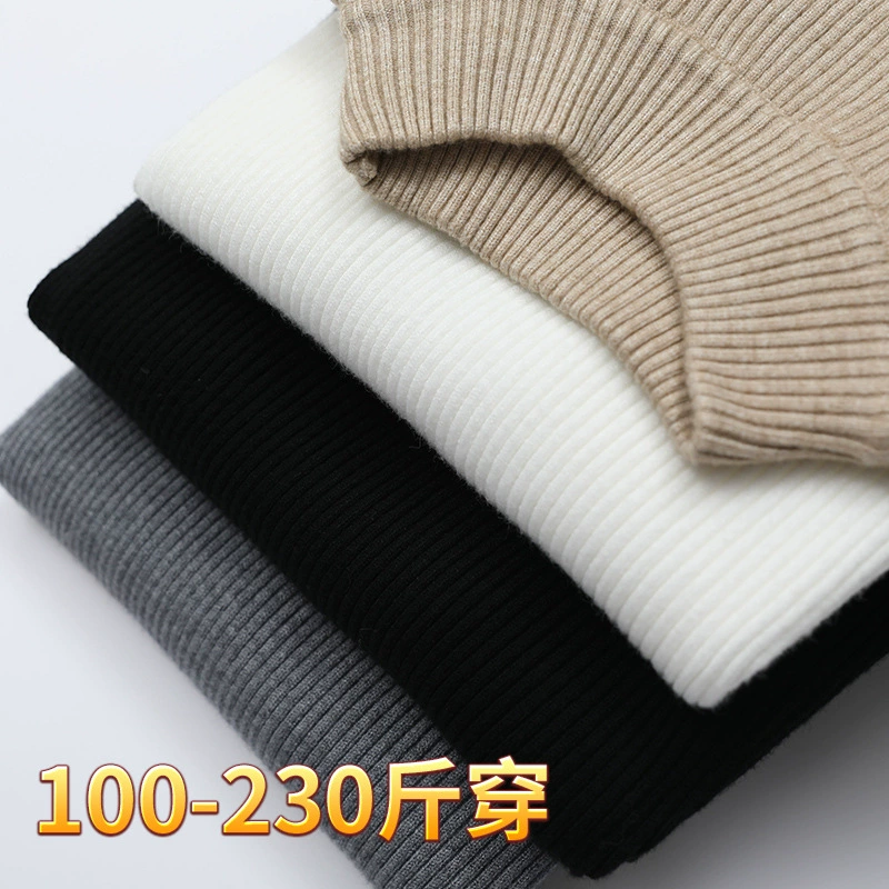 Женский свитер больших размеров, 200 кг, пухлая девушка, Осенний Высококачественный тонкий базовый свитер с полу-высоким воротником, плюс увеличение жира