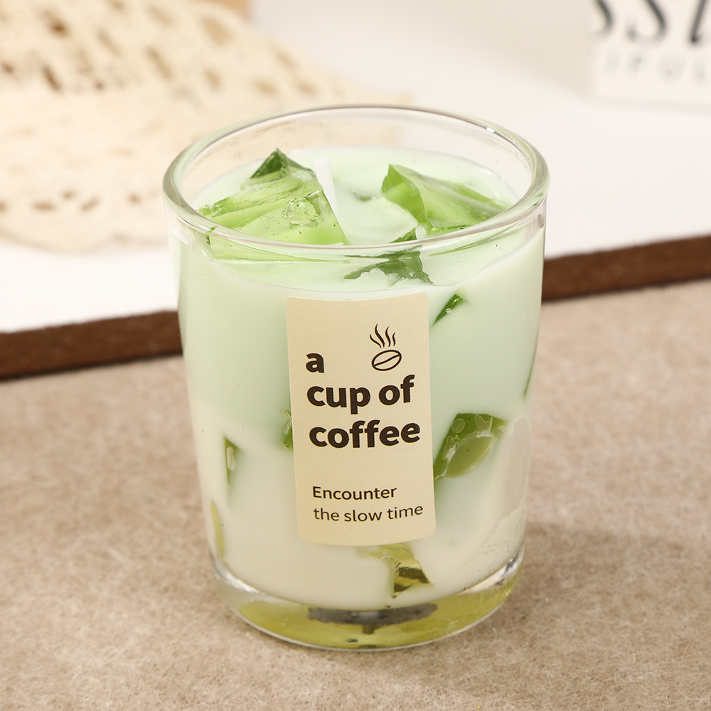 Candela de café banana al por mayor creativa doméstica inviento atmósfera alta sensación de perfume velas adornos regalos transfronterizos