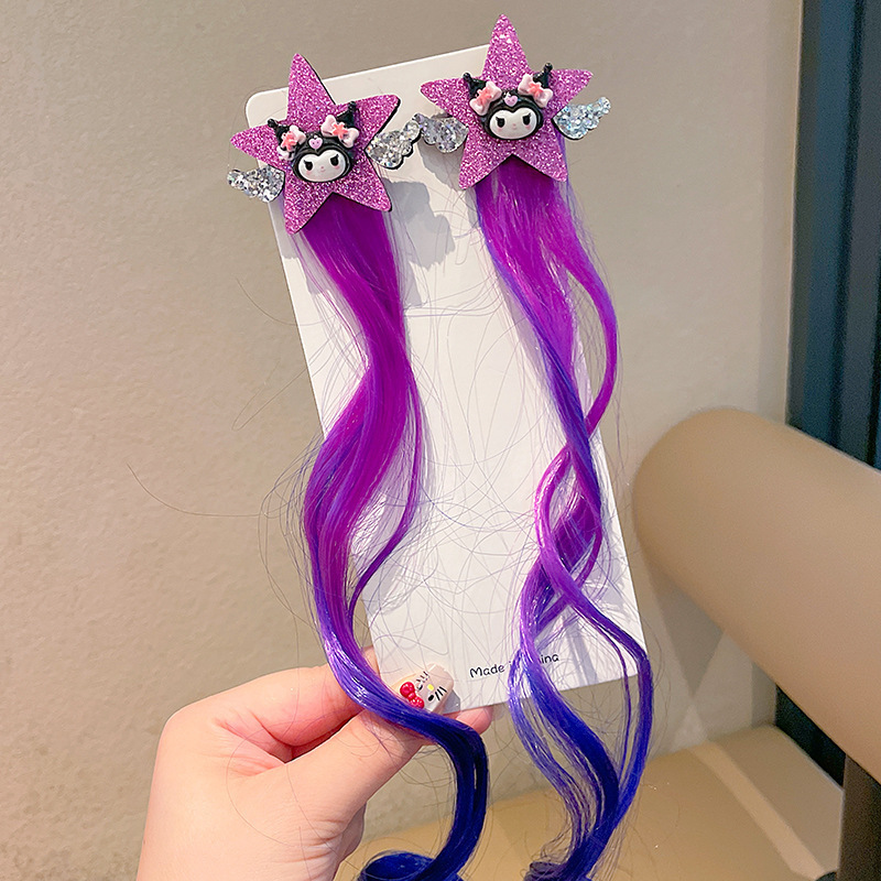 Nuevo clip de peludo para niños, accesorios para el cabello, tocado para niñas, horquilla, horquilla de lazo para bebé, pony, lindo