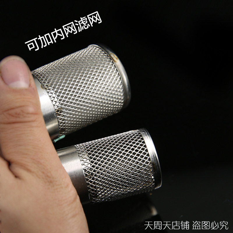 304 ステンレス鋼雌ねじフィルター 4 分 6 分 1 インチ雌ねじフィルターヘッド丸型メッシュカバー不純物ふるい|undefined