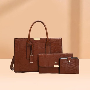 (Cross-border trading), set, shoulder bag, handheld fashionable bag strap, city style