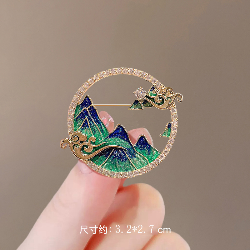 87#Mountain and river map