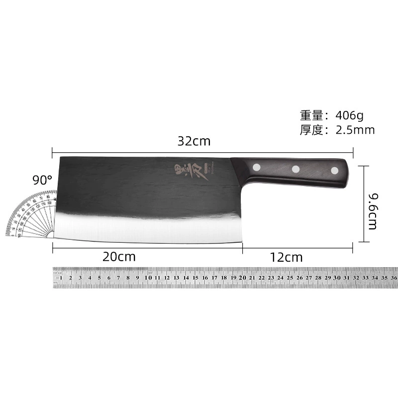 M shadow Handmade forging kitchen knife slicing knife knife ebony handle chef special cut and dual -use knife super fast and sharp