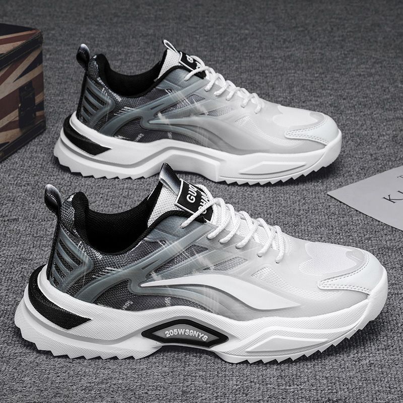 Zapatos de hombre de primavera 2026 nuevos estudiantes deportes ociosos juveniles en línea padre universal zapatos de moda zapatos transpirables para hombre