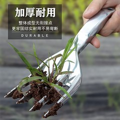 Thickened gardening and flowering tool set for home planting and flowering, soil digging rake, garden potted vegetable planting, soil loosening shovel