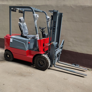 Four-Wheel Electric Forklift Electric Hydraulic Lift Truck Equipment Hydraulic Electric Forklift Stacker Machine Batch