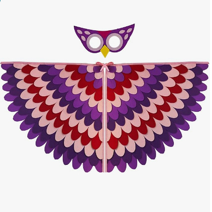 ハロウィン用の新しいフェルトウィングセット動物フェルトマントを供給します。|undefined