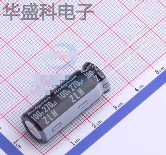 100ZLH270MEFC12.5X30 描述 270uF 100V 引线型铝电解电容 