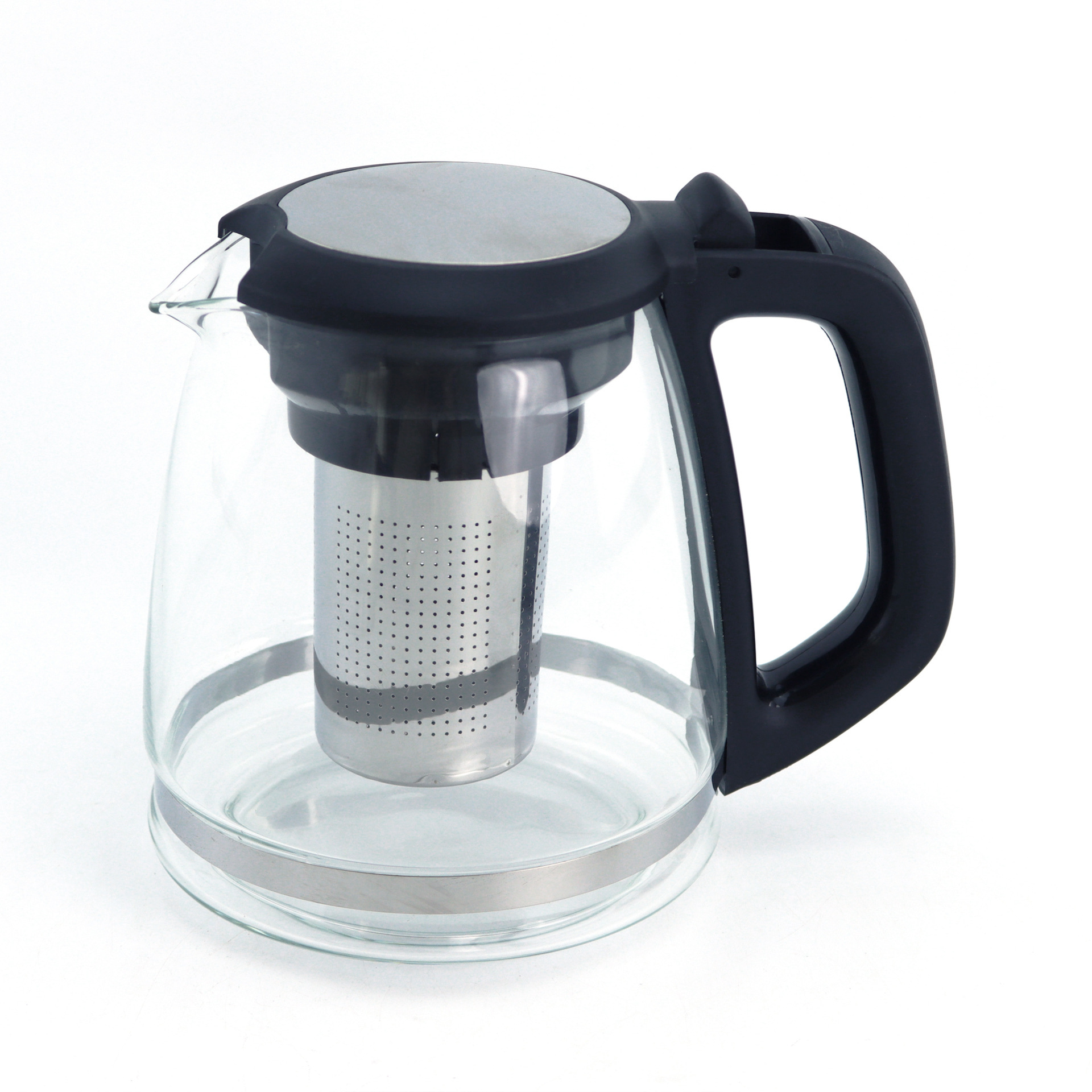 Comercio exterior exportación de vidrio doméstico hervidor de agua eléctrica de alto boro vidrio transparente apagado automático 2.2L hervidor de té eléctrico