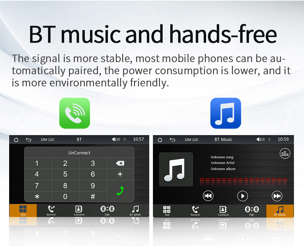 Cross-Border 7inch Wireless Carplay Portable Screen Car Display Bluetooth Multimedia Radio Car Navigation System