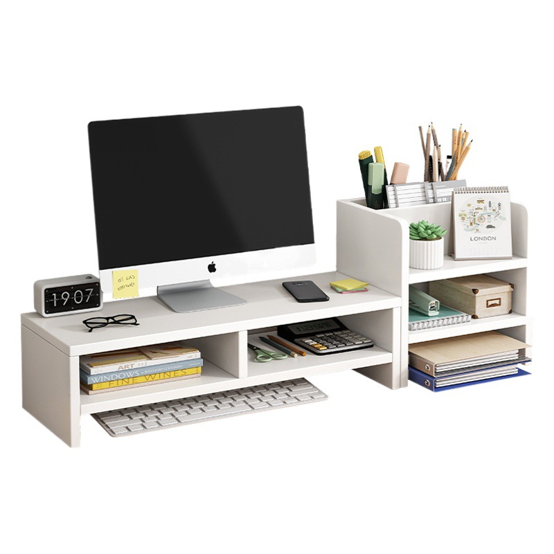 Monitor soporte de la computadora de escritorio soporte de rack de almacenamiento Pantalla de escritorio almohadilla de elevación soporte de la base rack de almacenamiento