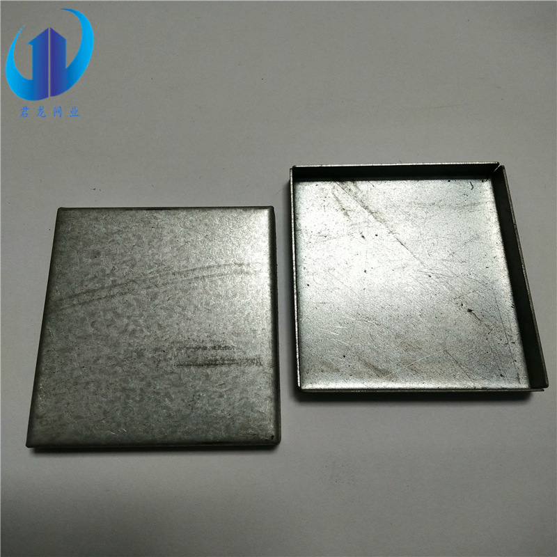 50mm*70mm方管平盖帽铁帽封口扣盖装饰防雨帽盖护栏围栏立柱配件