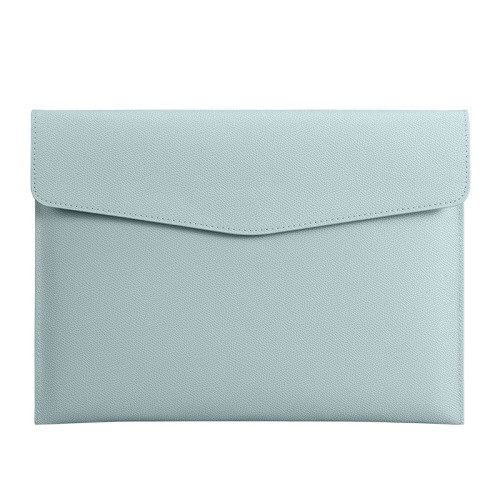 Cross-border exclusive supply leather document bag A4 paper file folder briefcase business document bag receipt storage bag