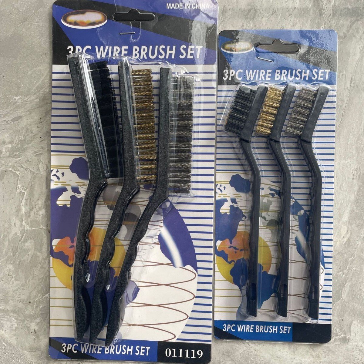 Cepillo negro transfronterizo pequeño cepillo de cocina doméstica espacio de detalle de esquina muerta cepillo de limpieza de tres piezas 7 pulgadas 9 pulgadas en stock