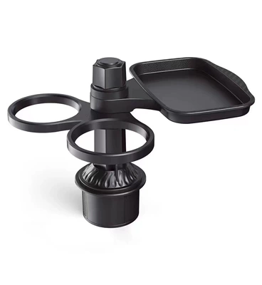 Car-mounted multifunctional cup holder, dining Car cup holder/beverage holder - double-cup-holder-tray