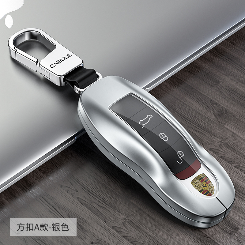 섹션 A-실버-사각형 버클