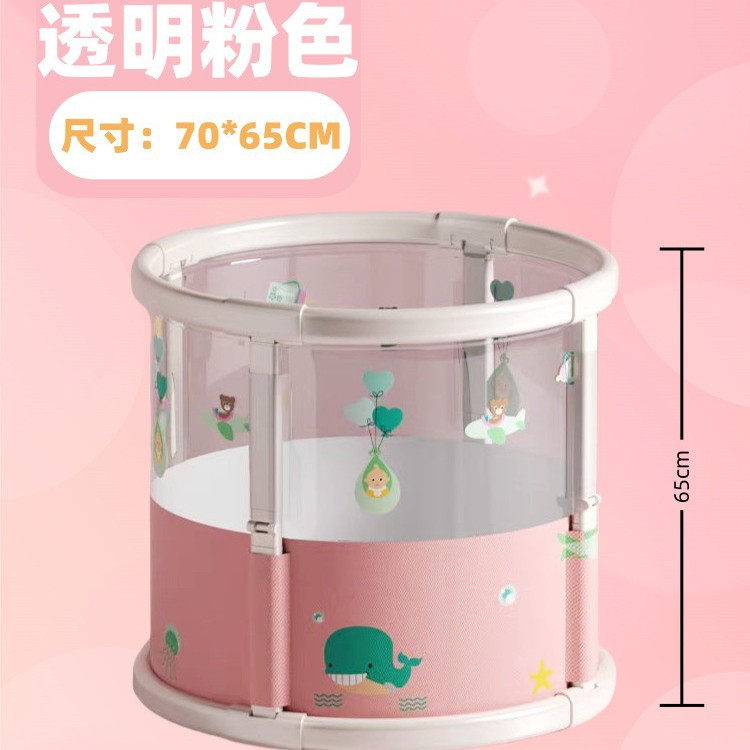 Cubo de baño, bañera de piscina para el hogar, cubo de baño para bebés translúcido, bañera plegable, natación para bebés para niños