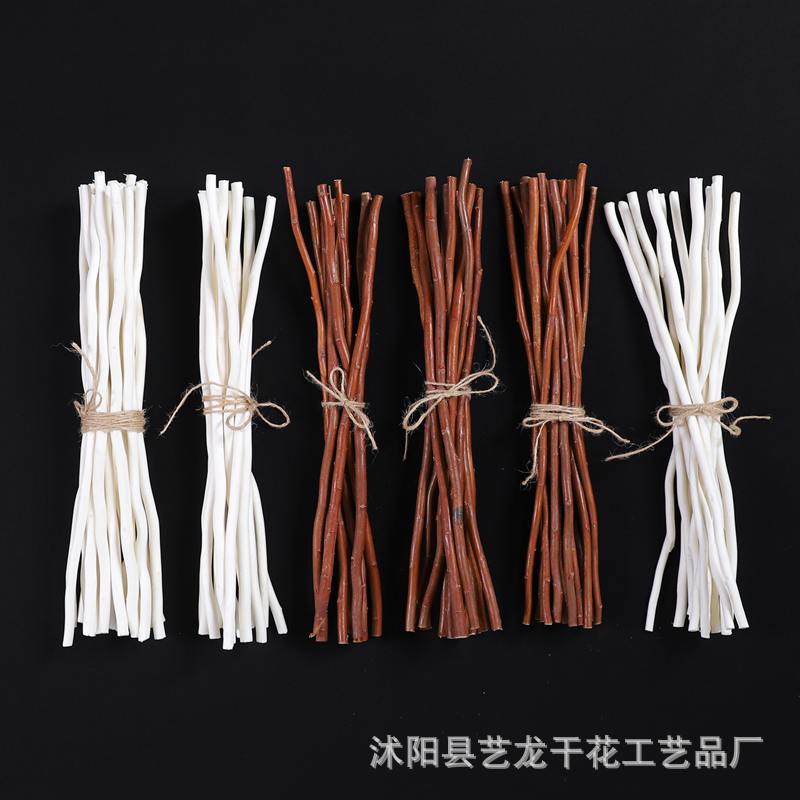 龙柳段树枝 幼儿园手工DIY材料画框干树枝木制品橱窗装饰龙柳段