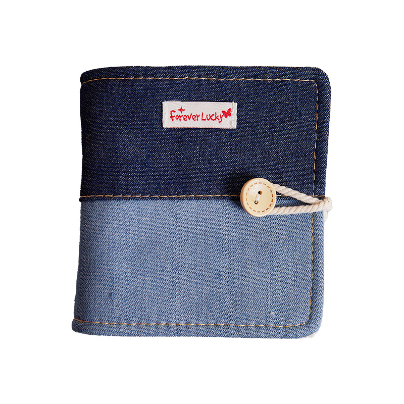 Nuevo libro de tarjetas de vaqueros de empalme de viento un Gongge mini álbum de fotos de alto valor de 3 pulgadas álbum de tarjetas pequeñas