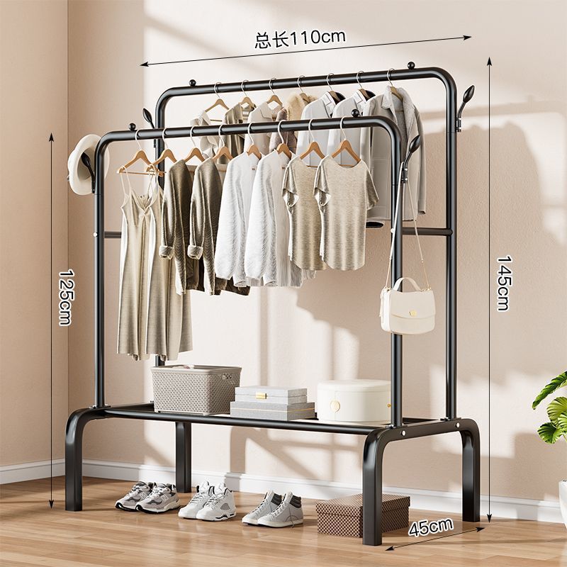 Percha de ropa móvil con ruedas tipo piso percha de ropa de dormitorio sala de estar doméstica red percha de ropa de lujo ligera percha de ropa al por mayor