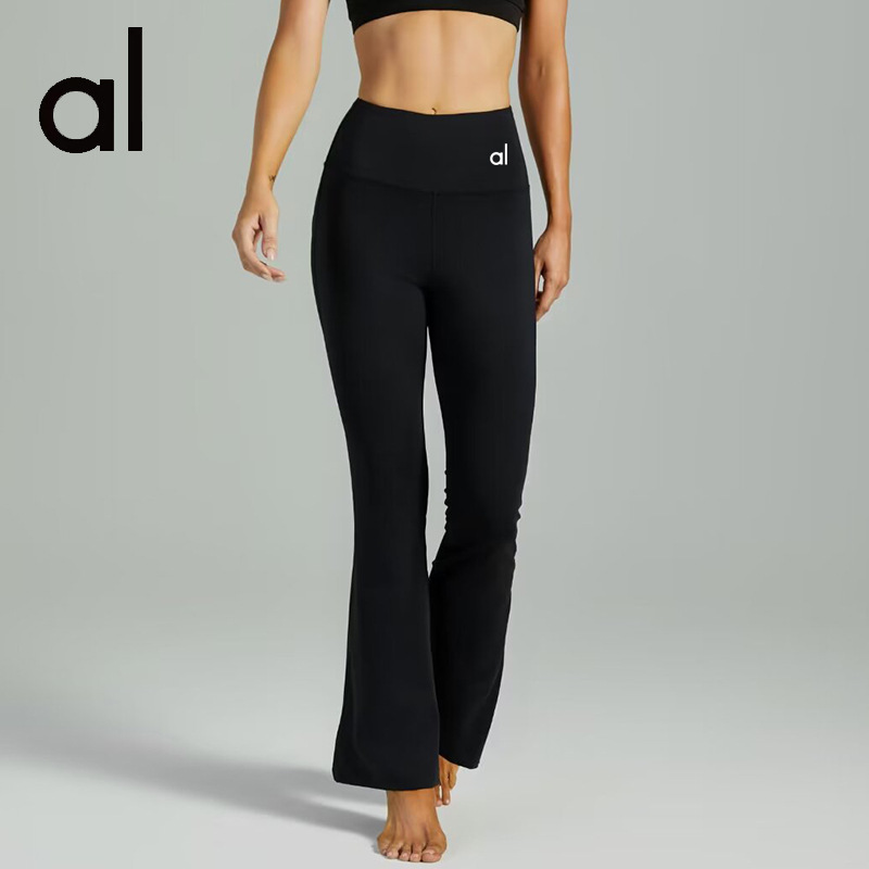 Cross-Border Yoga Original Standard Nude Yoga Pants for Women, High-Waisted, Seamless, Tight-Fitting Sports Boot-Cut Pants for Outer Wear to Show Longer Legs