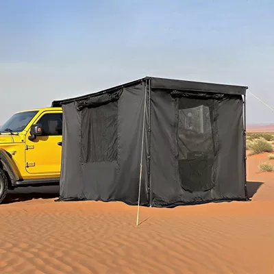 Avtomobil dam çadırları — Equipment Car Side Tent - excluding-canopy-black-or-khaki-square-cloth-house-size-1625m