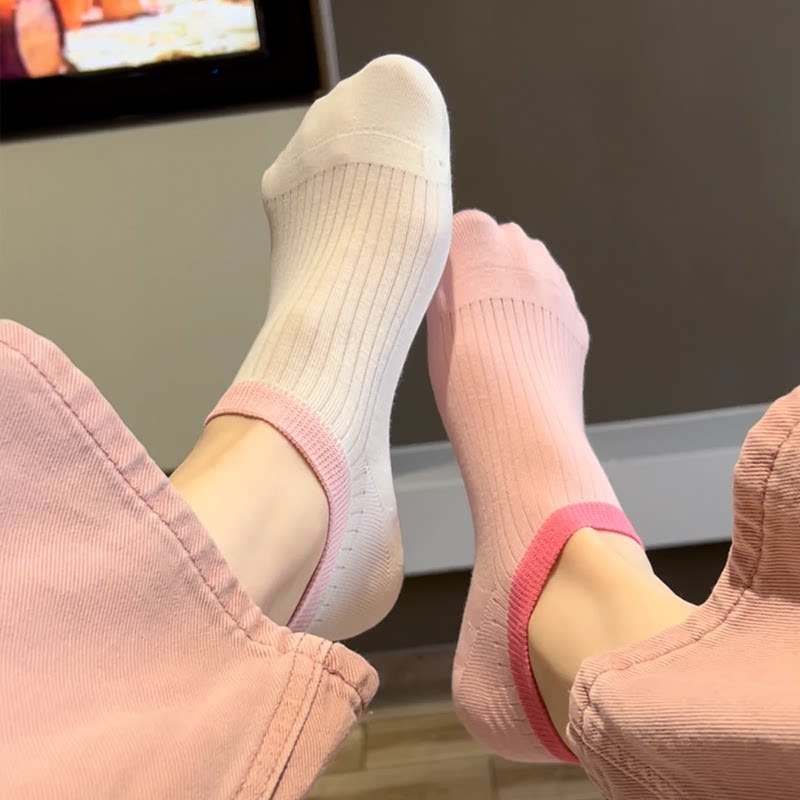 Socks Summer Women's Boat Socks Summer Thin Non-slip Non-falling Shallow Mouth Boneless Dopamine ins Trendy Socks for Women