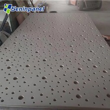穿孔复合纤吸音板硅酸钙水泥纤维板防火隔音吊顶机房墙面厂家直销
