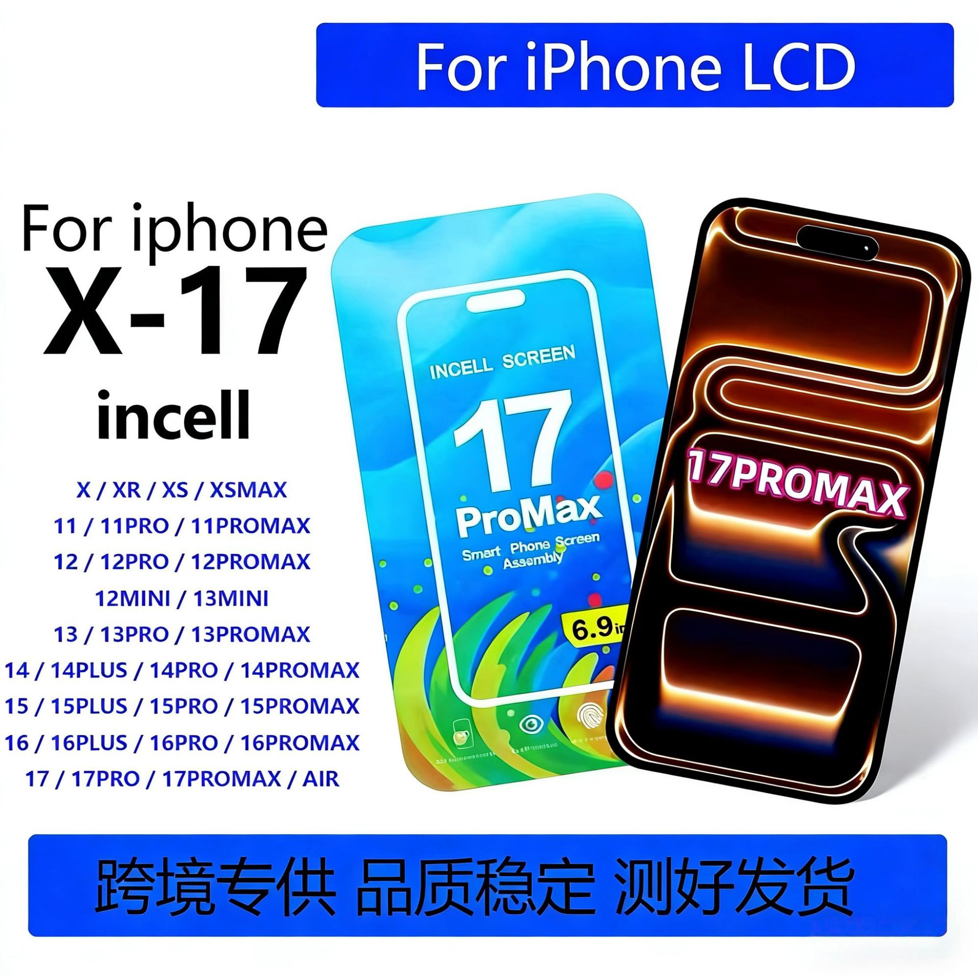 iPhone 14 15 16 17 Pro Max üçün ekran paneli