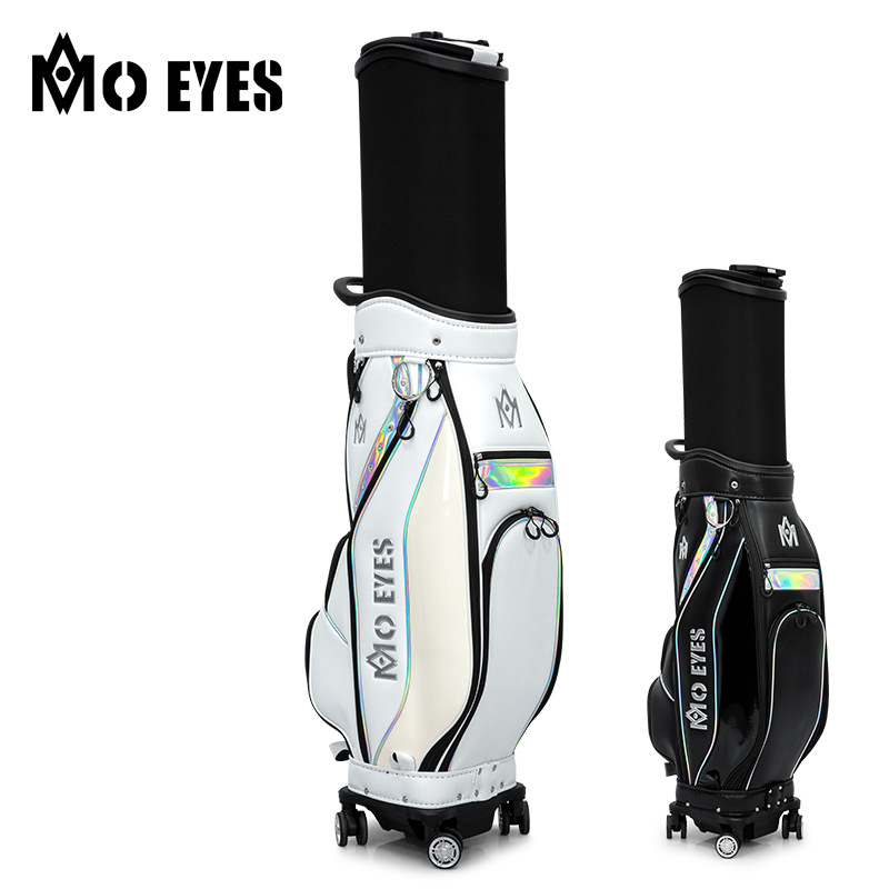 Túi đựng gậy golf nữ bốn bánh kéo, cao 127 cm, chứa 13 gậy — M22QB02-Đen, M22QB02-màu trắng