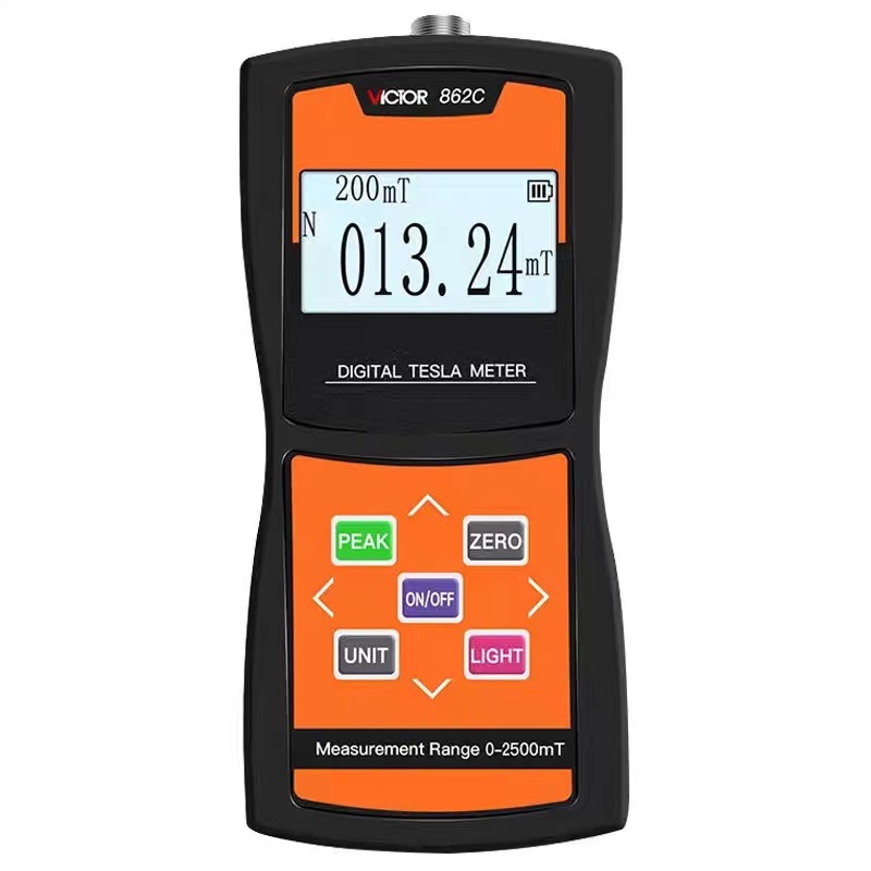 승리 VICTOR 고정밀 디지털 GAUSOMETER VC862A/B/C 자기장 측정 기기 TESLAR 자기 강도