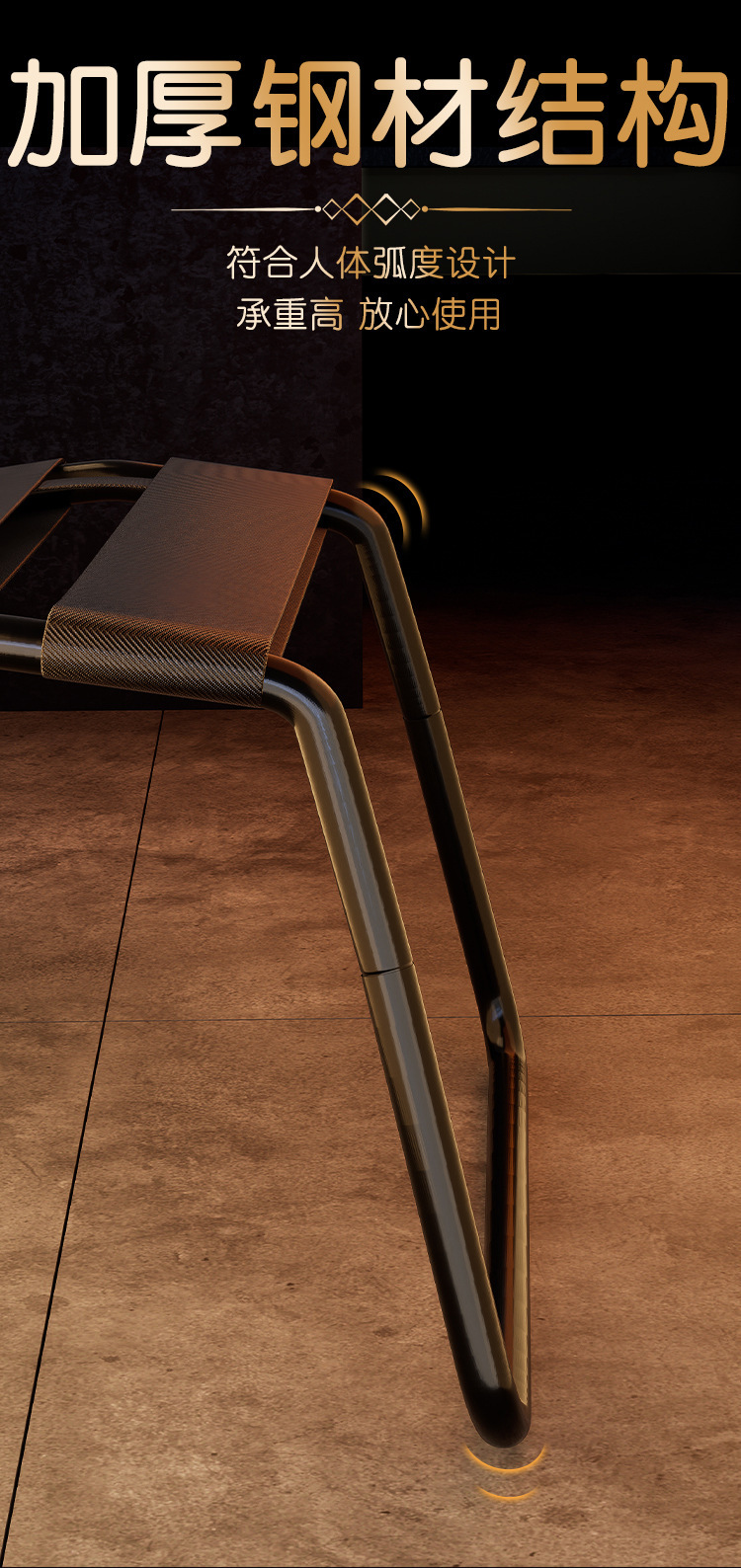 Jiuai Folding SM Sex Chair with Handcuffs Restraint Set for Couples — detail image 5