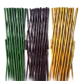 Bamboo Fence Telescopic Bamboo Fence Fence Outdoor Courtyard Garden Coated Bamboo Pole Fence Fence Garden Climbing Support