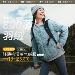 蕉下女士气绒外套（圆领、中暖）CL18524