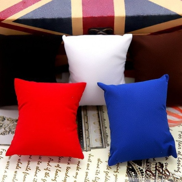 Manufacturer PU leather velvet watch box non -woven small pillow…