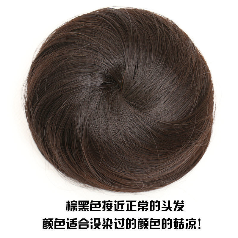Moño postizo, postizo de moño, moño, moño de cabello lacio, venta directa de fábrica en stock, peinado de moño.