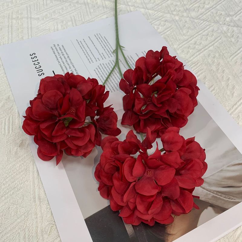 3头绣球仿真花户外婚庆婚礼背景墙装饰花材家居客厅摆件花装饰|undefined
