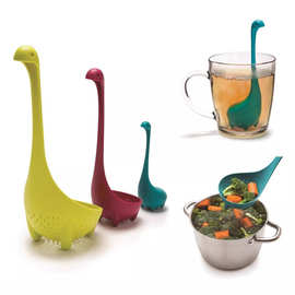 亚马逊热销尼斯湖水怪三件套 勺子套装大号漏勺中号汤勺小号茶漏