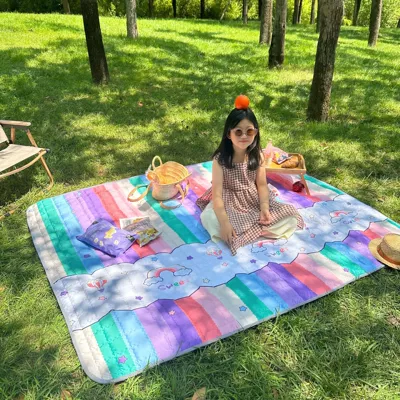 Avtomobil döşəmə paspasları – outing Seaside Vacation Mat - little-rainbow-190200cm