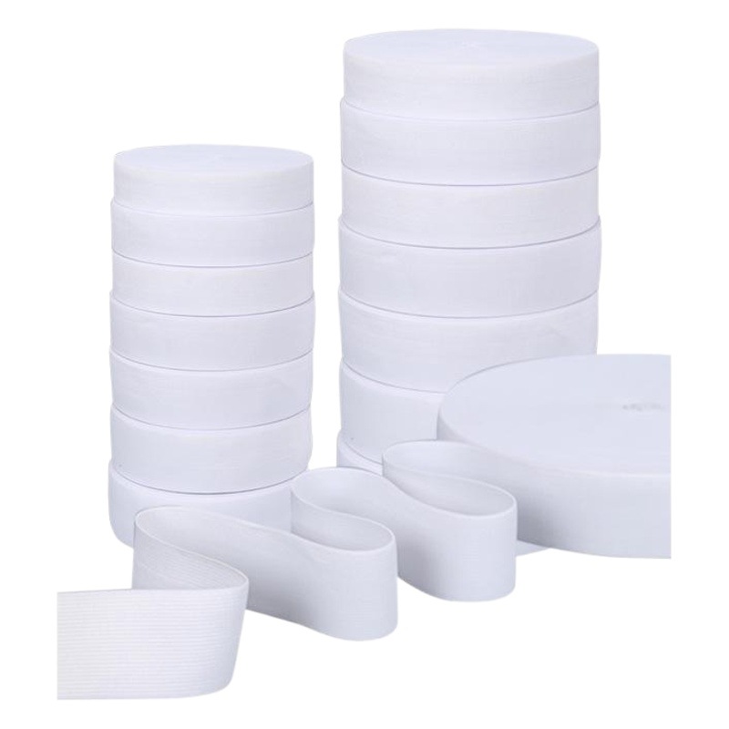 Spot del fabricante Cinturón elástico de ganchillo de spandex blanco y negro Cinturón elástico cinturón cinturón zapato borde gancho cinturón elástico accesorios fabricantes