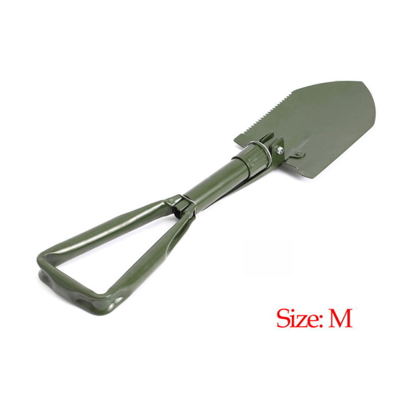 Transfronterizo nuevo medio táctico equipo al aire libre de acero de manganeso pala multifuncional plegable pala militar