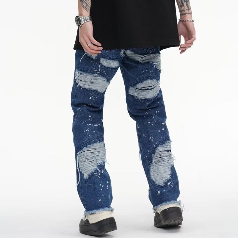 Jeans con bigotes rotos Imagen 4