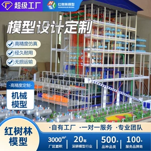 Miniature models, realistic diorama models, industrial equipment models, mechanical models, factory equipment replicas, used for cultural tourism and science education exhibitions