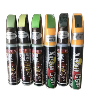 Moli Green Series Car Touch-Up Pen, Car Paint Scratch Repair Pen, Black, White, Red, Silver, Gray, Blue, Gold, Brown, Yellow