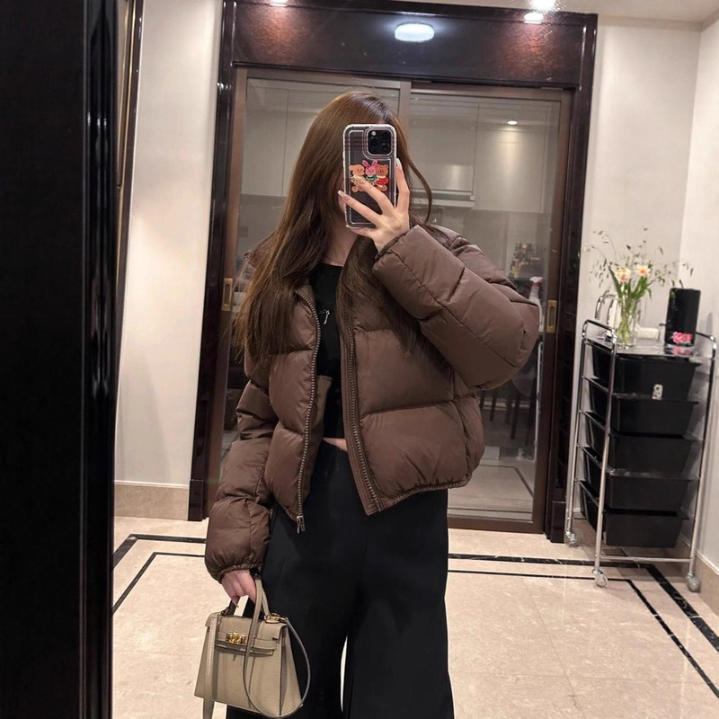 Kendall Jenner Style Lightweight Short down Cotton Jacket for Women, Winter 2025 New Popular Korean Version Petite Puffer Coat