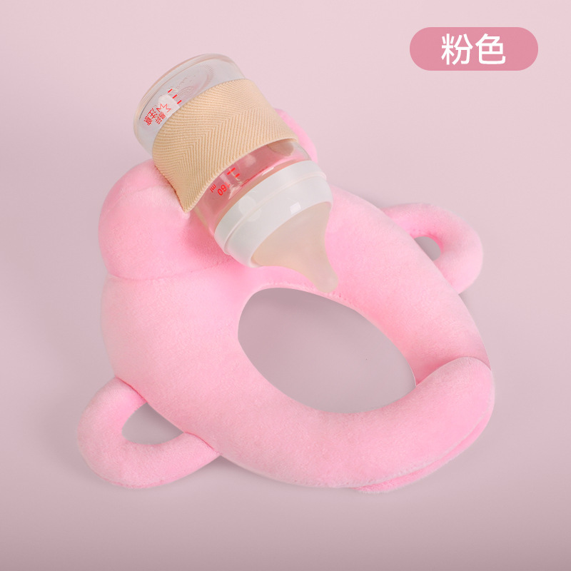 Crystal velvet hand-held model-pure pink milk pad