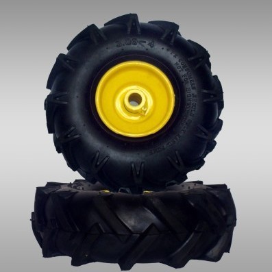 青岛凯圣亚厂家供应橡胶发泡轮 3.50-4填充轮实心轮胎高弹性耐磨