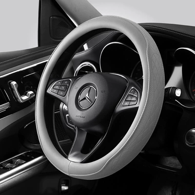 Non-Slip Sweat-Absorbent Breathable Pu Leather | Steering wheel cover