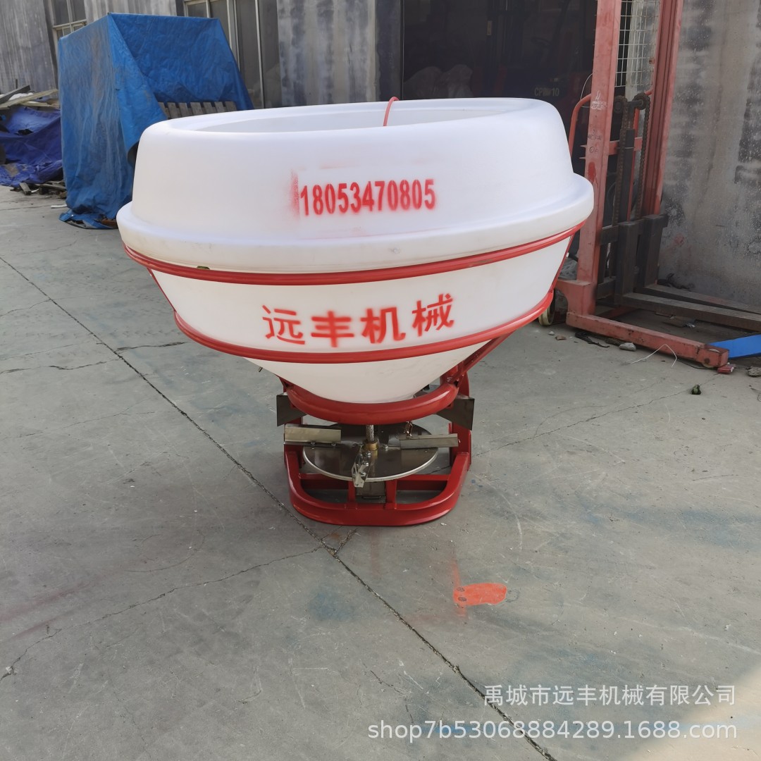 单撒播盘的颗粒肥撒肥机 不锈钢料斗600.800.1000L  拖拉机扬肥机