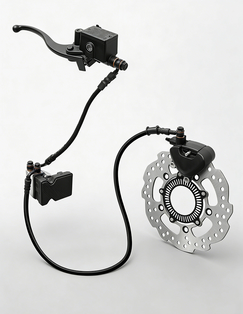 Suitable for Aima Electric Vehicles, Left and Right Speed Controllers, Throttle Combination, Aircraft Handlebars, Disc Brake Upper Pump Assembly